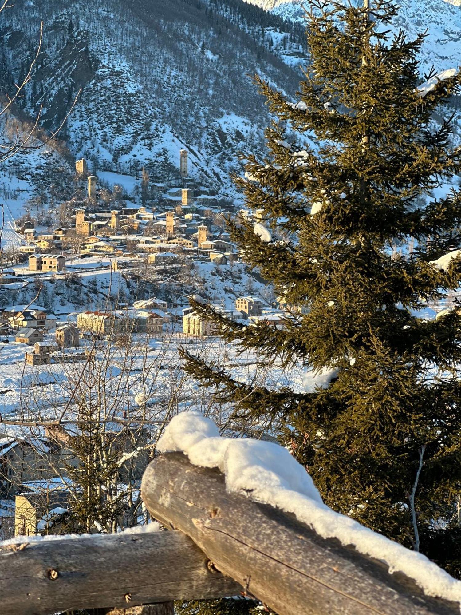 "Panorama" Kakhri Otel Mestia Dış mekan fotoğraf